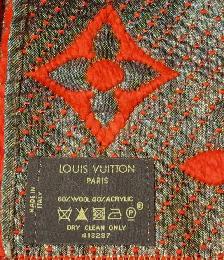 LV Monogram Logomania Wool Scarf (12.5 x 37'). #1A - Photo 7