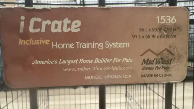 Heavy- Duty Dog Crate $60