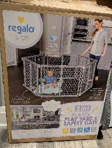 2-1 PLASTIC PLAY -YARD X2 BOXES/BY REGALO