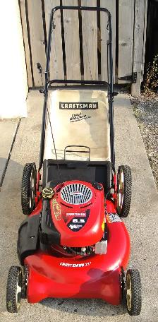 CRAFTSMAN 6.5 HP REAR BAG LAWNMOWER - Photo 3