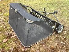 Like New  48" Red Rock  Tow Behind Lawn Sweeper for  sale .