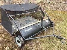 Like New  48" Red Rock  Tow Behind Lawn Sweeper for  sale . - Photo 2