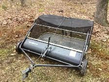 Like New  48" Red Rock  Tow Behind Lawn Sweeper for  sale . - Photo 3