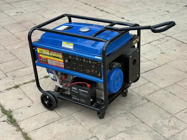 Chicago Electric 6500W Generator, E-Start, Serviced