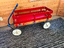 Vintage Wooden Wagon with Side Panels - Photo 3