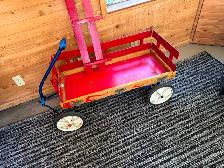 Vintage Wooden Wagon with Side Panels - Photo 4