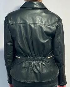 Leather Traditional Style Motorcycle Jacket - Photo 2