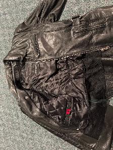 Leather Traditional Style Motorcycle Jacket - Photo 5