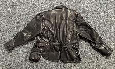 Leather Traditional Style Motorcycle Jacket - Photo 7