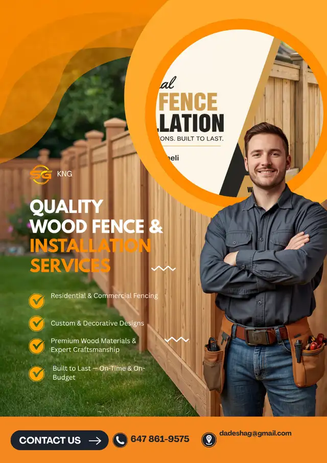 Professional Wood Fence Installation