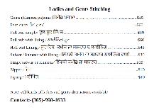 stitching and alterations for ladies and gents
