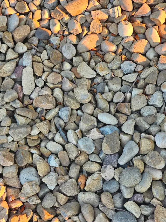 FREE Landscaping Rock | ~1\4 yard | ~40mm River stone | In bags
