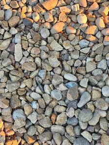FREE Landscaping Rock | ~1\4 yard | ~40mm River stone | In bags