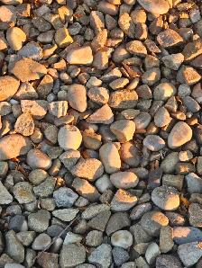 FREE Landscaping Rock | ~1\4 yard | ~40mm River stone | In bags - Photo 2