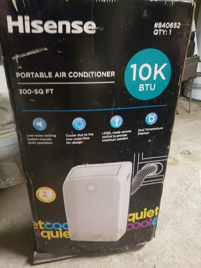 Hisense 10,000 BTU Air Conditioner with Remote – Like Ne