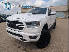 2022 Ram 1500 Sport LIFTED/Aftermarket 20'' Rims/35's/12'' Scrn