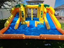 Blast Zone Rainforest Rapids Inflatable Water Park - Photo 2