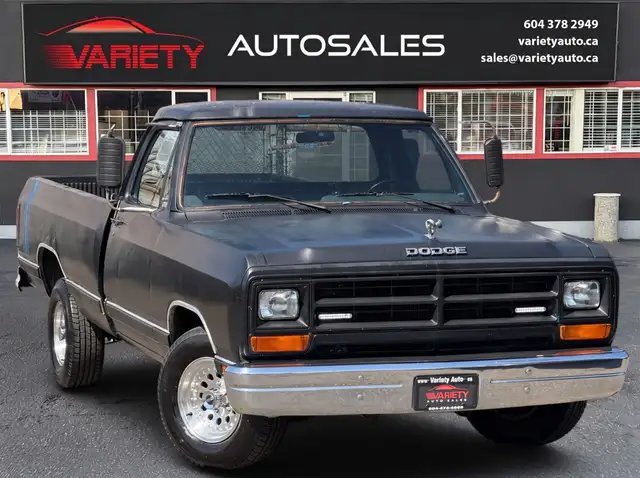 1989 Dodge D100 & W100 D100, Rust-Free – A Rare Find, FREE 3000