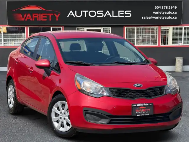 2014 Kia Rio 4dr Sdn AUTO, Fuel Efficient, FREE 3000 KM COMPREHE