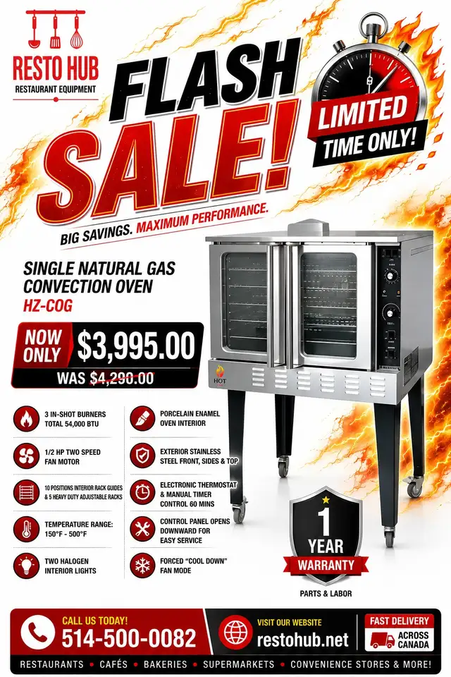 Hot Zone Gas Convection Oven