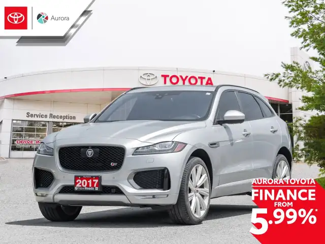 2017 Jaguar F-PACE S 3.0L V6 Supercharged - 380 hp 332 lb-ft...