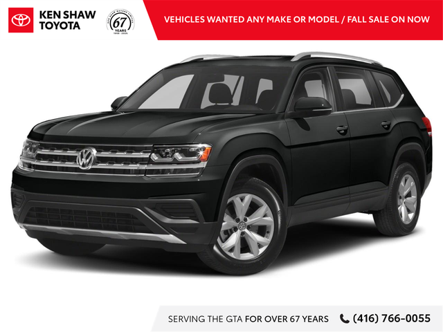 2019 Volkswagen Atlas 3.6 FSI Execline NAVIGATION / LEAHTER /...