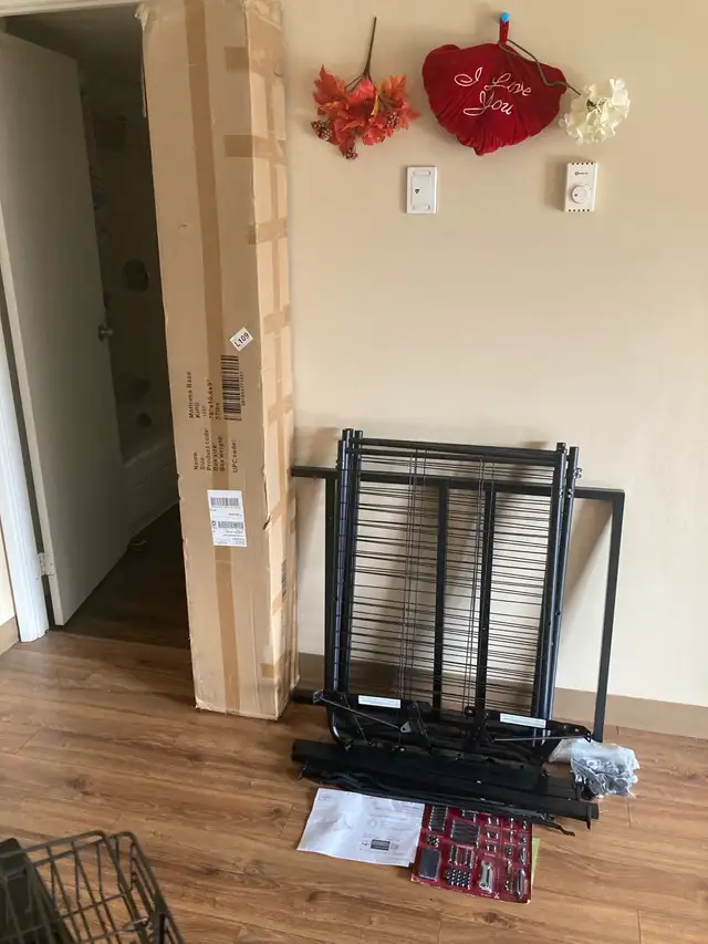 metal and storage arm futon frame
