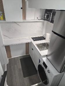 Basement studio apartment for rent in North bay