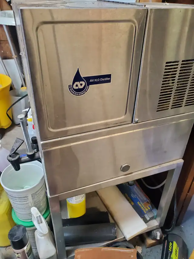 AV WATER DISTILLER ALL STAINLESS STEEL  $175.00