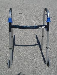LIGHTWEIGHT DRIVE FOLDING WALKER FOR SENIORS ONLY $60.00 FIRM!