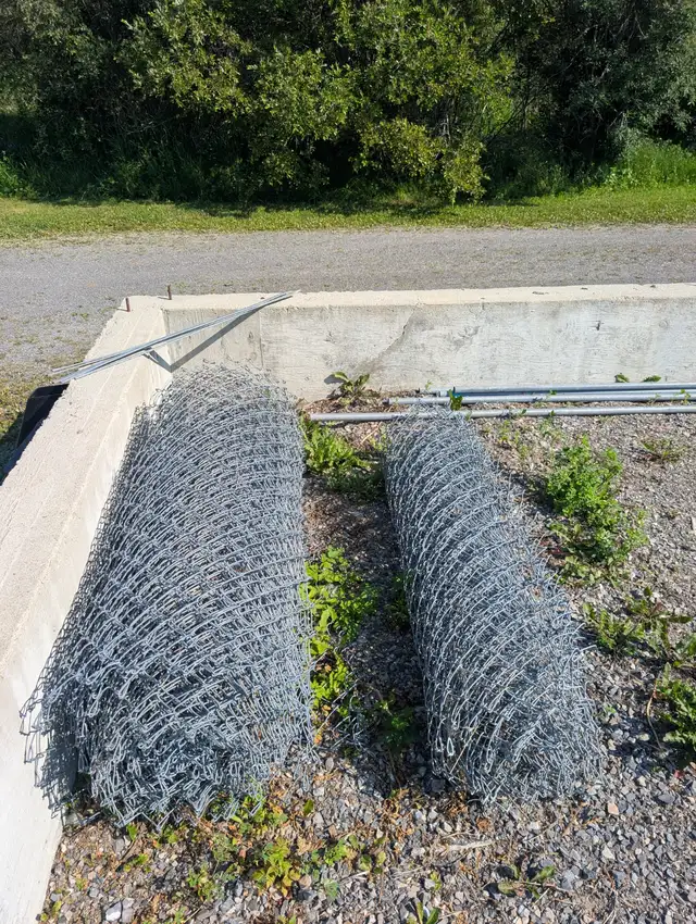 Chain link fence