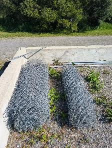 Chain link fence