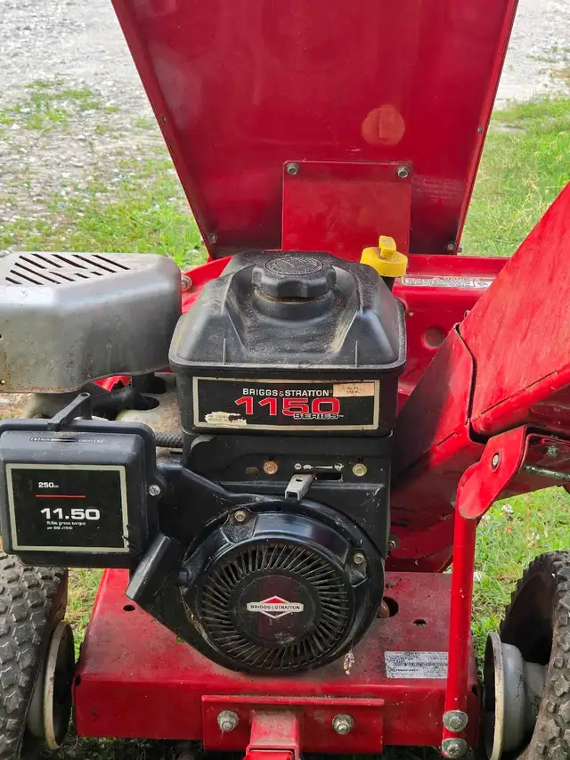 it's a wood chipper good shape