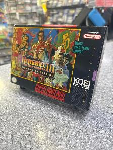 SNES Romance Of The Three Kingdoms III CIB