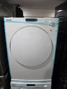 High End Miele 24' White Front-Load Stackable Washer & Dryer Set - Photo 6