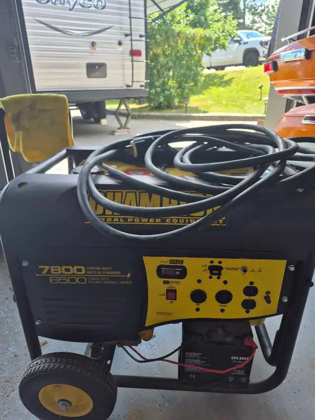 champion generator 7800 starting watt, 6500 running watts