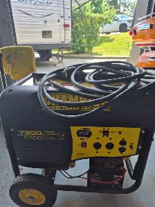 champion generator 7800 starting watt, 6500 running watts