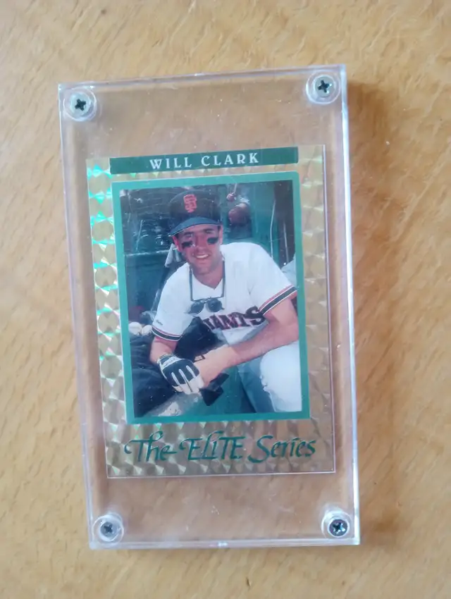 Carte Baseball Will Clark Leaf 91 Elite 00330/10,000 (120726-800