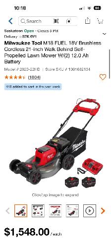 Milwaukee lawnmower