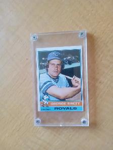 Carte Baseball George Brett 2eANNÉE 19 O-Pee-Chee1976 120726-361