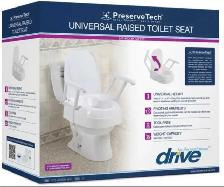 BNIB Drive Medical PreserveTech Universal Raised Toilet Seat