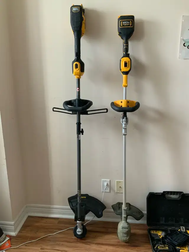 DEWALT 20V Trimmer $100 Dewalt 60V trimmer $200