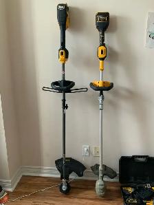 DEWALT 20V Trimmer $100 Dewalt 60V trimmer $200
