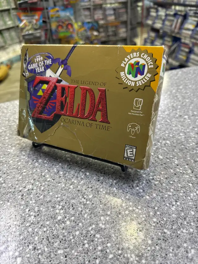 N64 Zelda Ocarina Of Time Players Choice CIB Condition