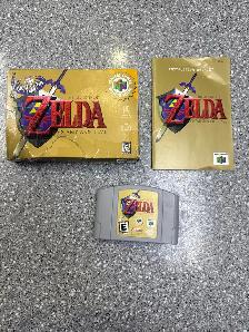 N64 Zelda Ocarina Of Time Players Choice CIB Condition - Photo 2