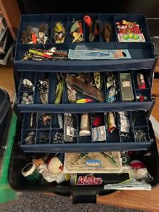 Plano Tackle Box with Assorted Lures