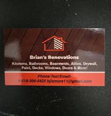 Brian’s Renovations - Windsor