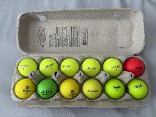 12 Neon Golf Balls