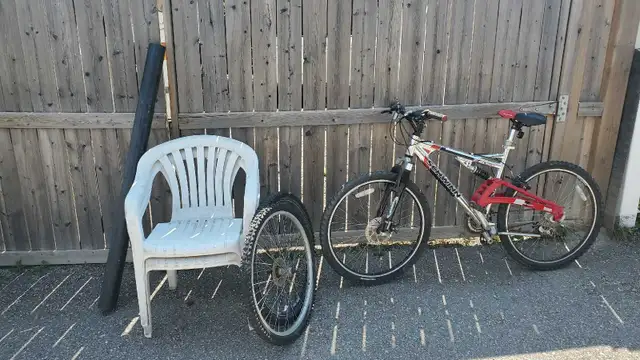 bike chairs pvc pipe bike rims