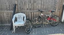 bike chairs pvc pipe bike rims